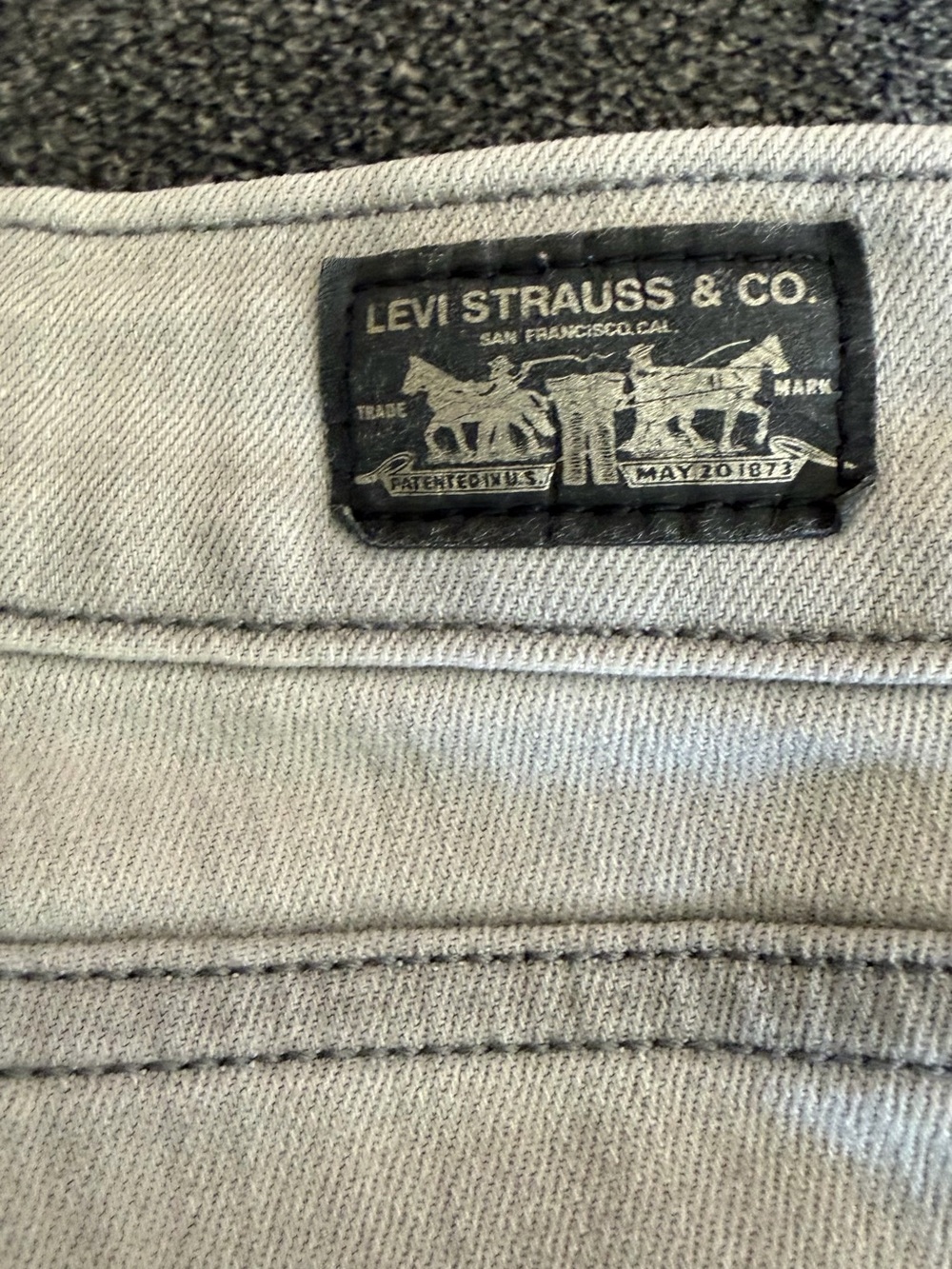 Levi's Women's Light Beige Skinny Jeans black Tab - Picture 10 of 13